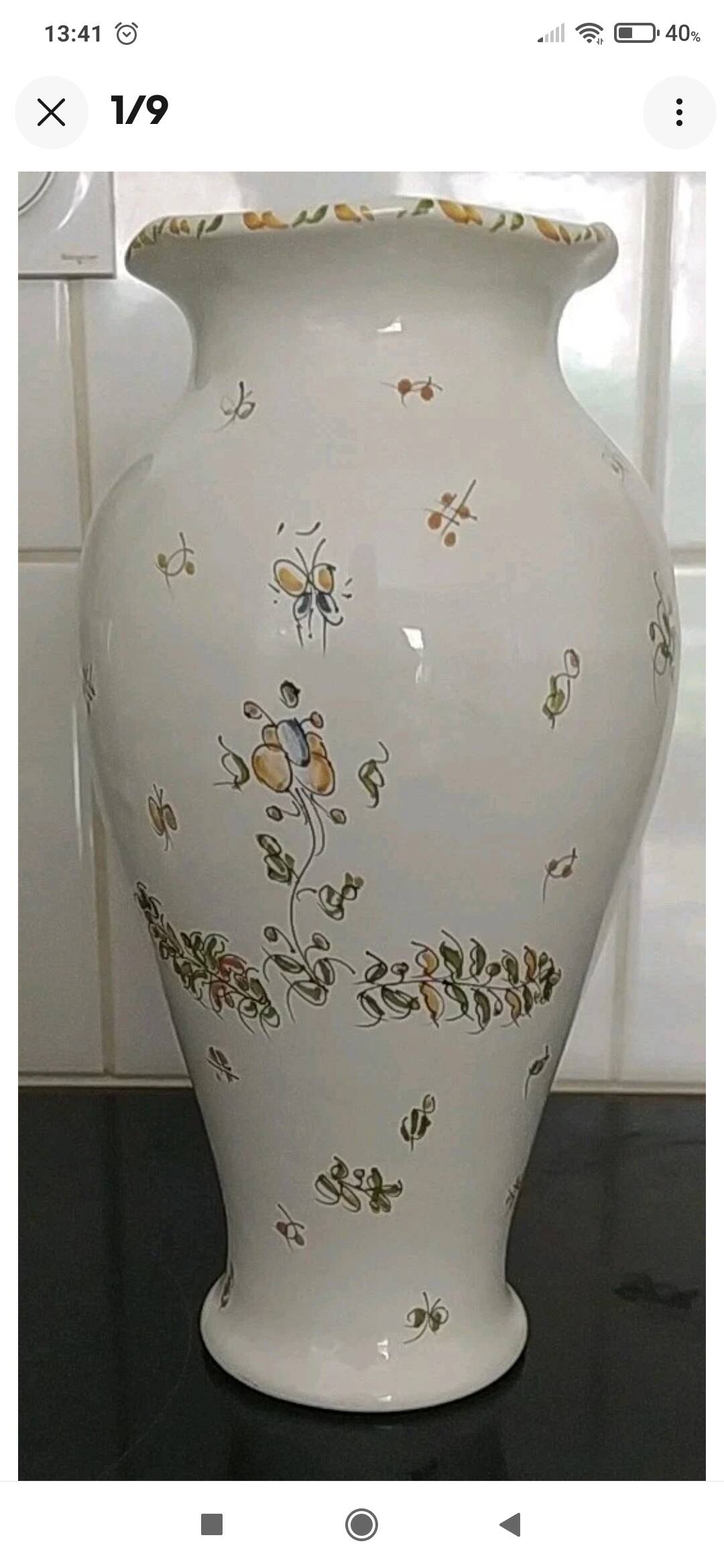 Moustiers vase 27cm