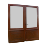Old glass trading doors