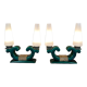 Lamps Art Deco period in ceramic Saint Clement
