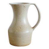 Pichet en grès pyrité années 1970