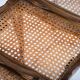Vintage Nesting Tables with Rattan and Glass Top by Jason Møbler, 1960s, Set of 3