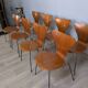 8 Arne Jacobsen Series 7 chairs