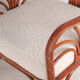 Pair of rattan armchairs