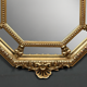 Miroir à parcloses, style Louis XV – Milieu XIXe