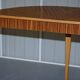 Paire de tables console demilune Bevan Funnell Phoenix en bois de zebrano