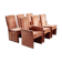 Ensemble de 6 chaises de salle à manger en velours dossier canal
