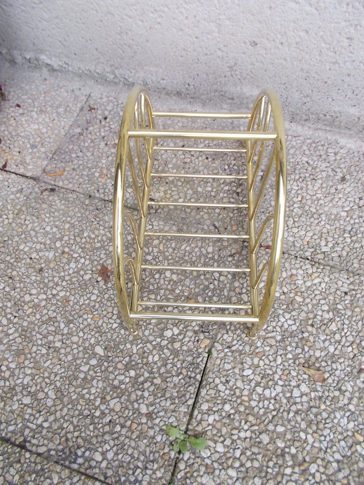 Brass magazine rack
