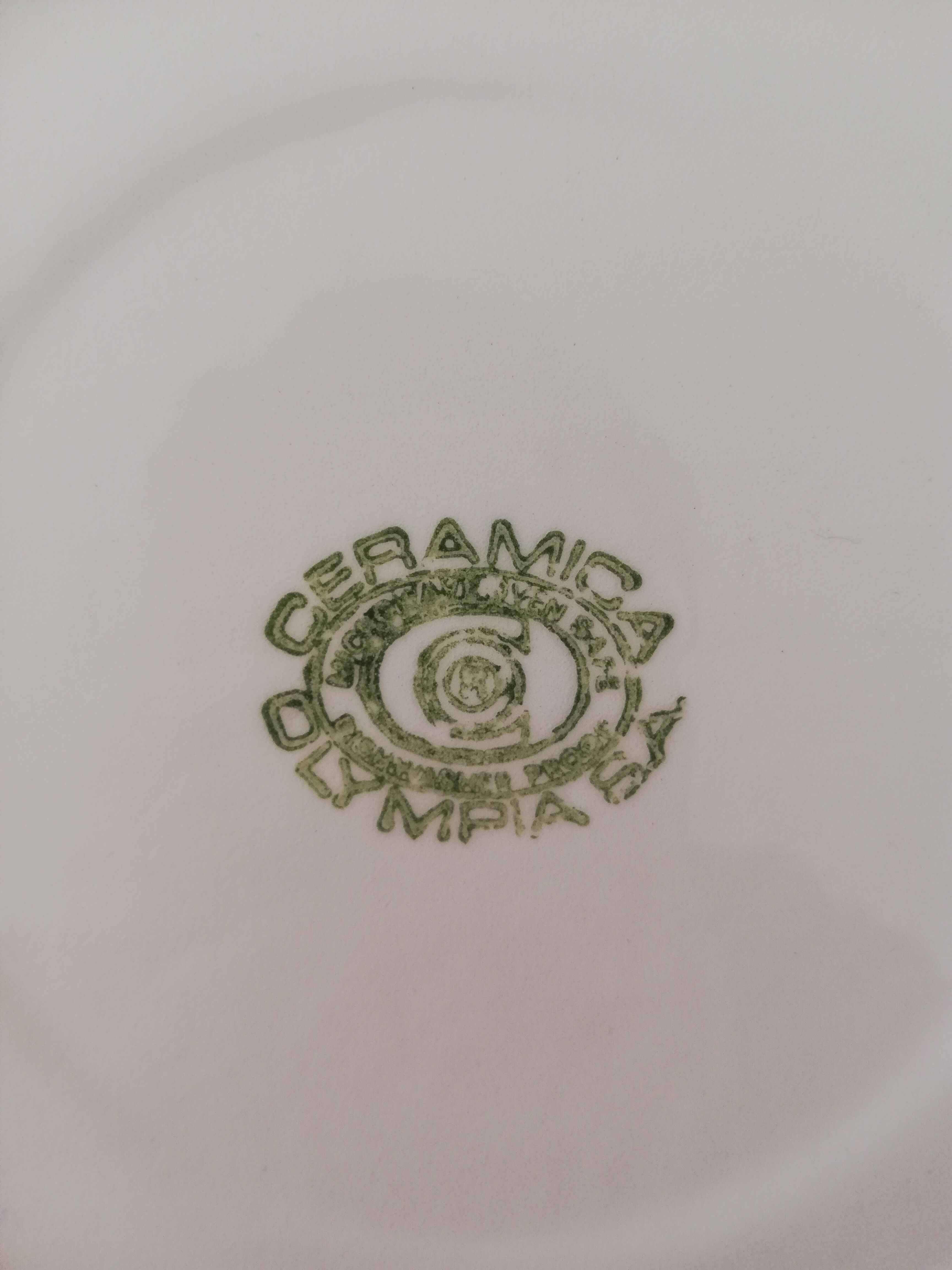 Vintage Ceramica Olympia plates