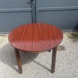 Round table with extensions, Scandinavian design.