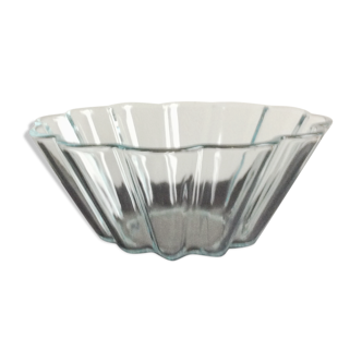 Cake mold (Charlotte or other) fluted glass PYREX - vintage