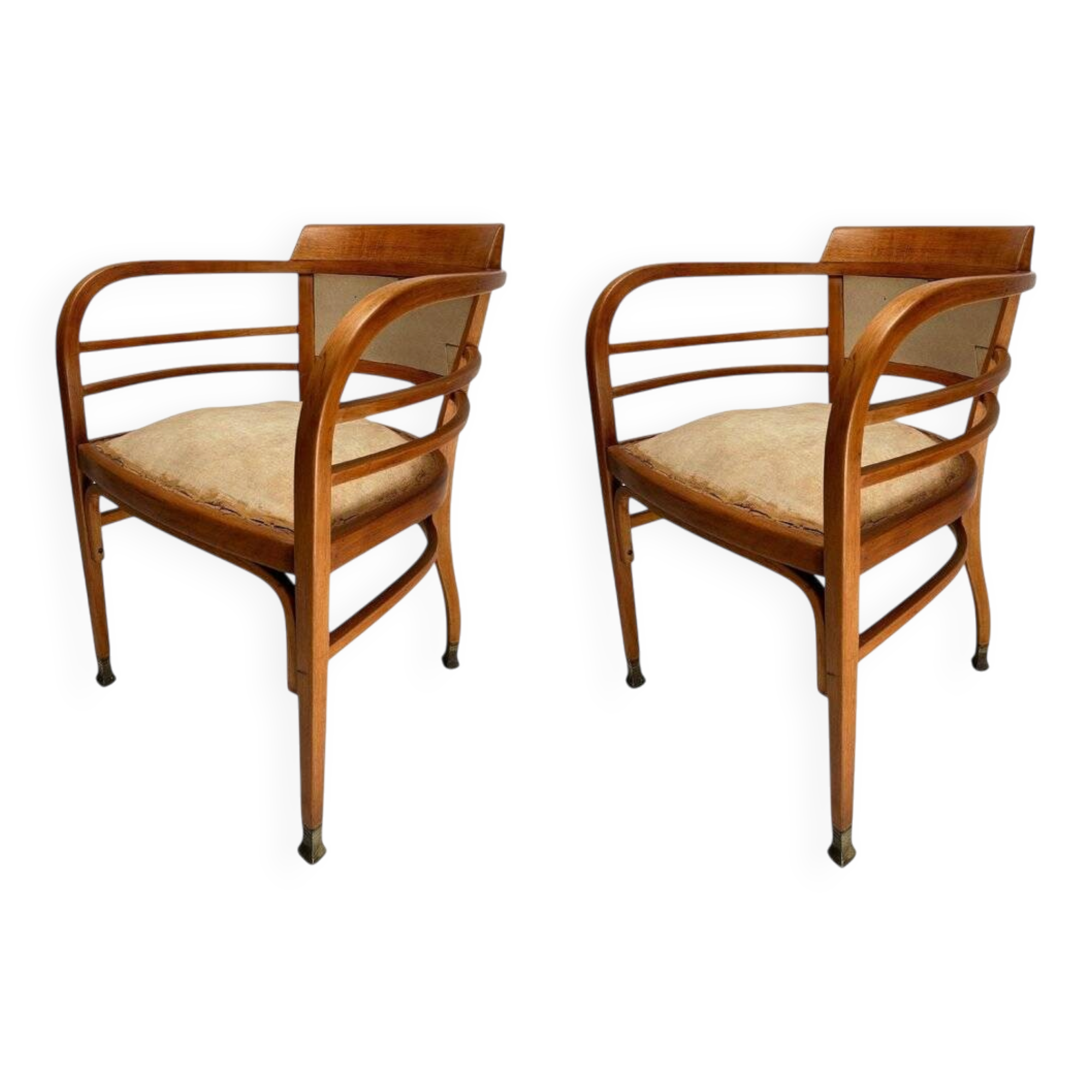 Set of Armchairs by Josef Maria Olbrich for Thonet, Austria, 1910s
