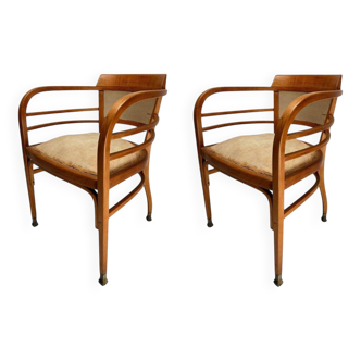 Set of Armchairs by Josef Maria Olbrich for Thonet, Austria, 1910s
