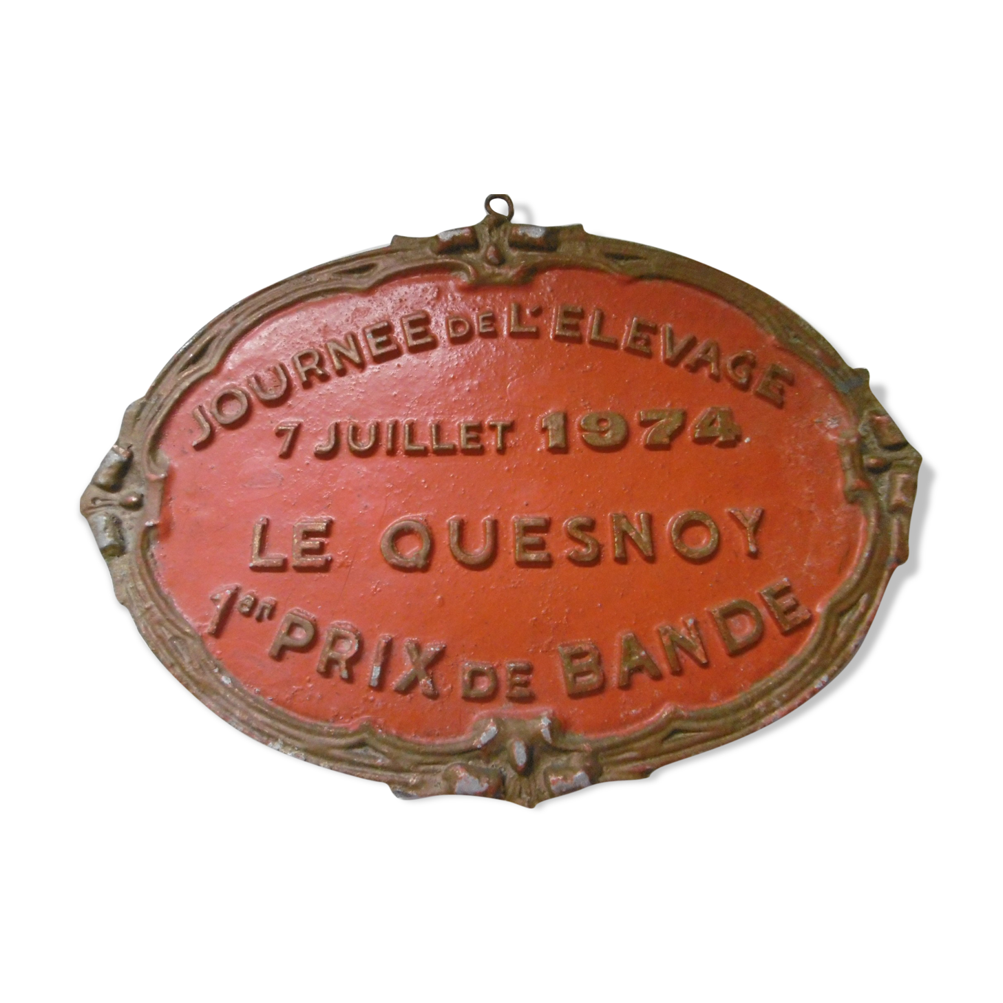 Agricultural competition plate