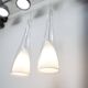 IKEA Klockspel 1980 pair of pendant lights cleaned and functional.