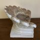 Neoclassical cachepot, mid-19th century, acanthus leaves, terracotta capital
