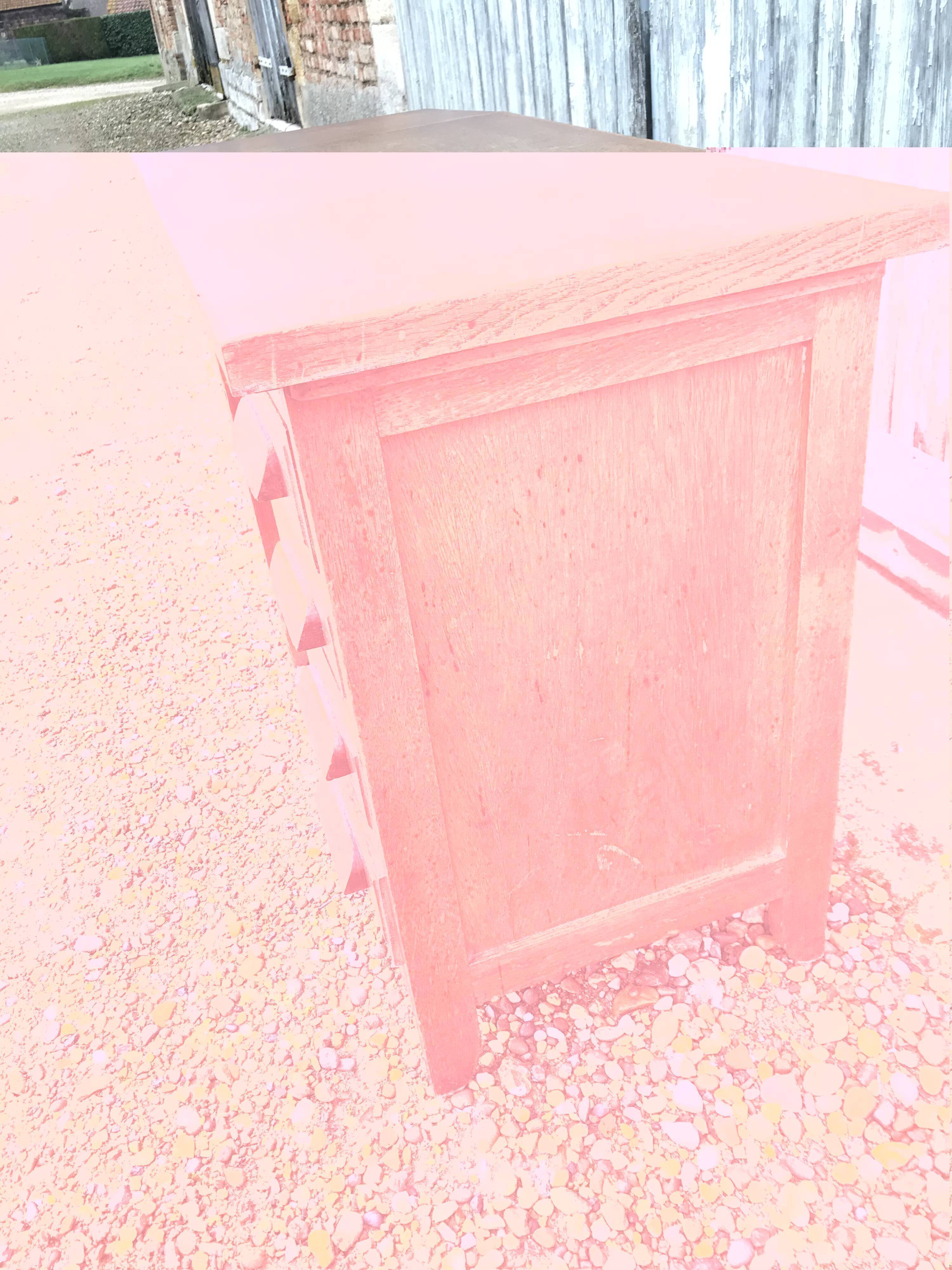 Former administrative oak desk