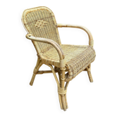 Rattan armchair