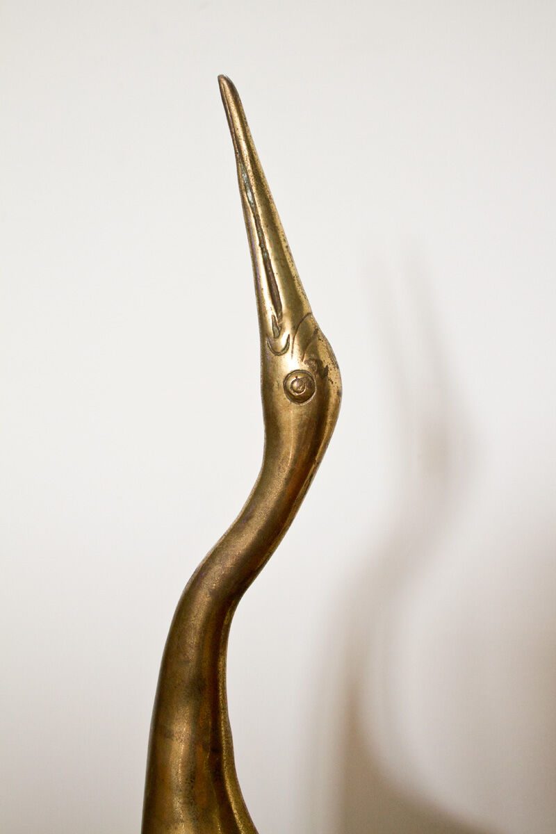 Brass heron