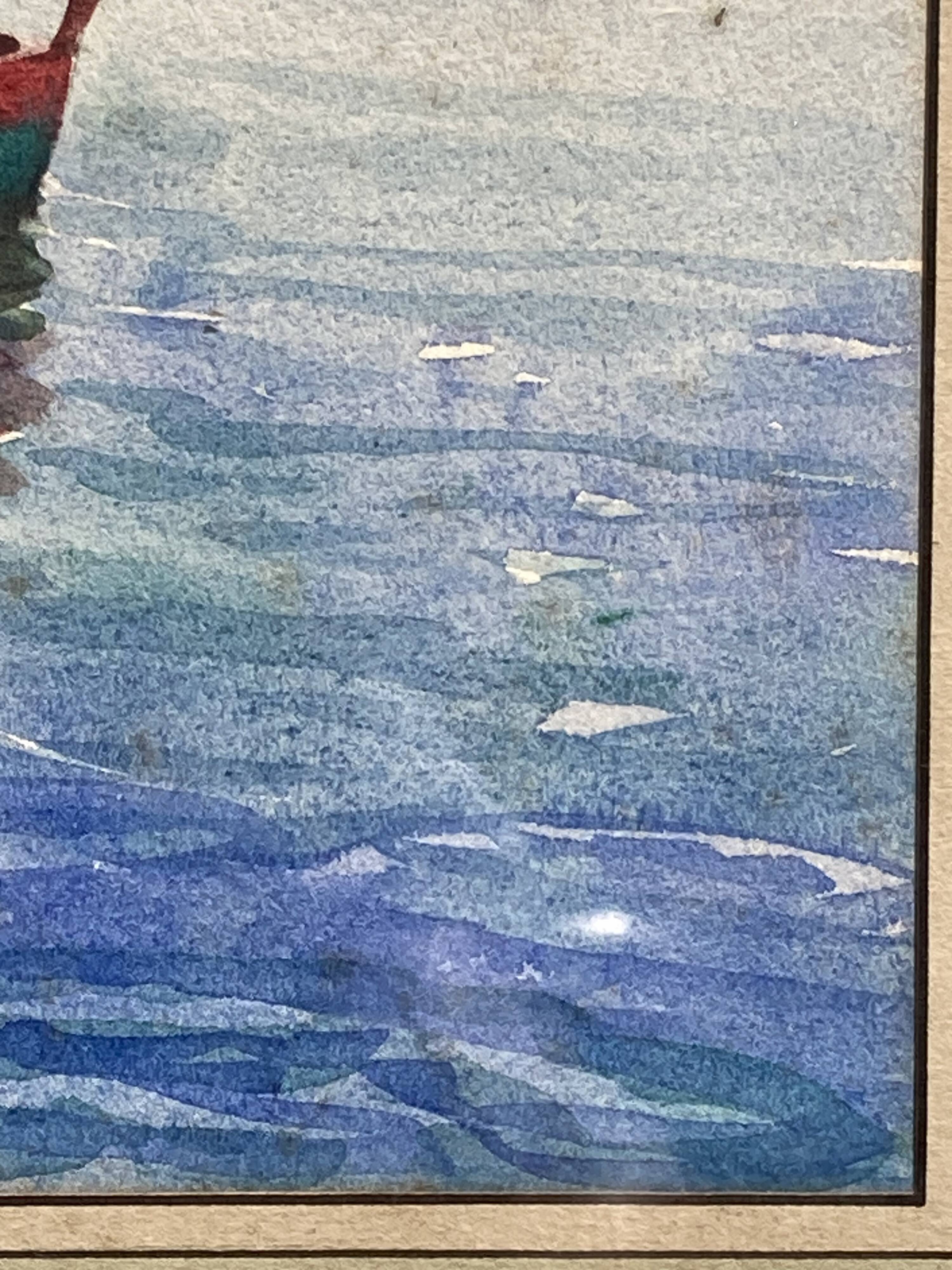 Geo Duchesne (20th century), Framed and signed marine