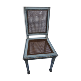 Antique canned chair