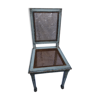 Antique canned chair