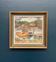 Oil on Swedish Panel - "Dock" by Dal-Edvin - Signed - Vintage and Framed - 31 × 30 cm (12.2 in × 11.8 in)