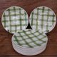 Set of 10 Moulin des Loups "Nappe" dessert plates