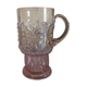 Vintage pink glass carafe