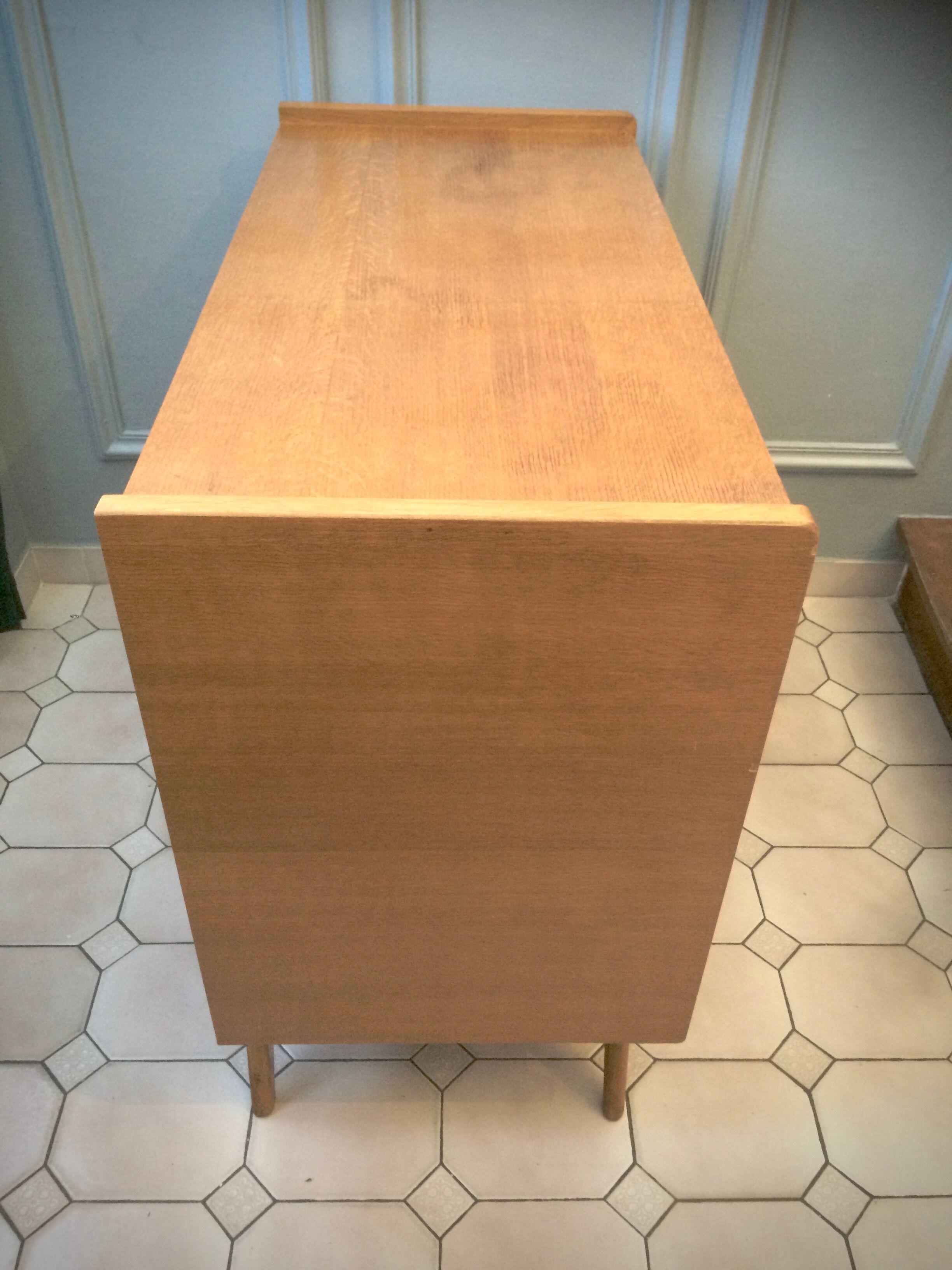 Vintage rattan dresser