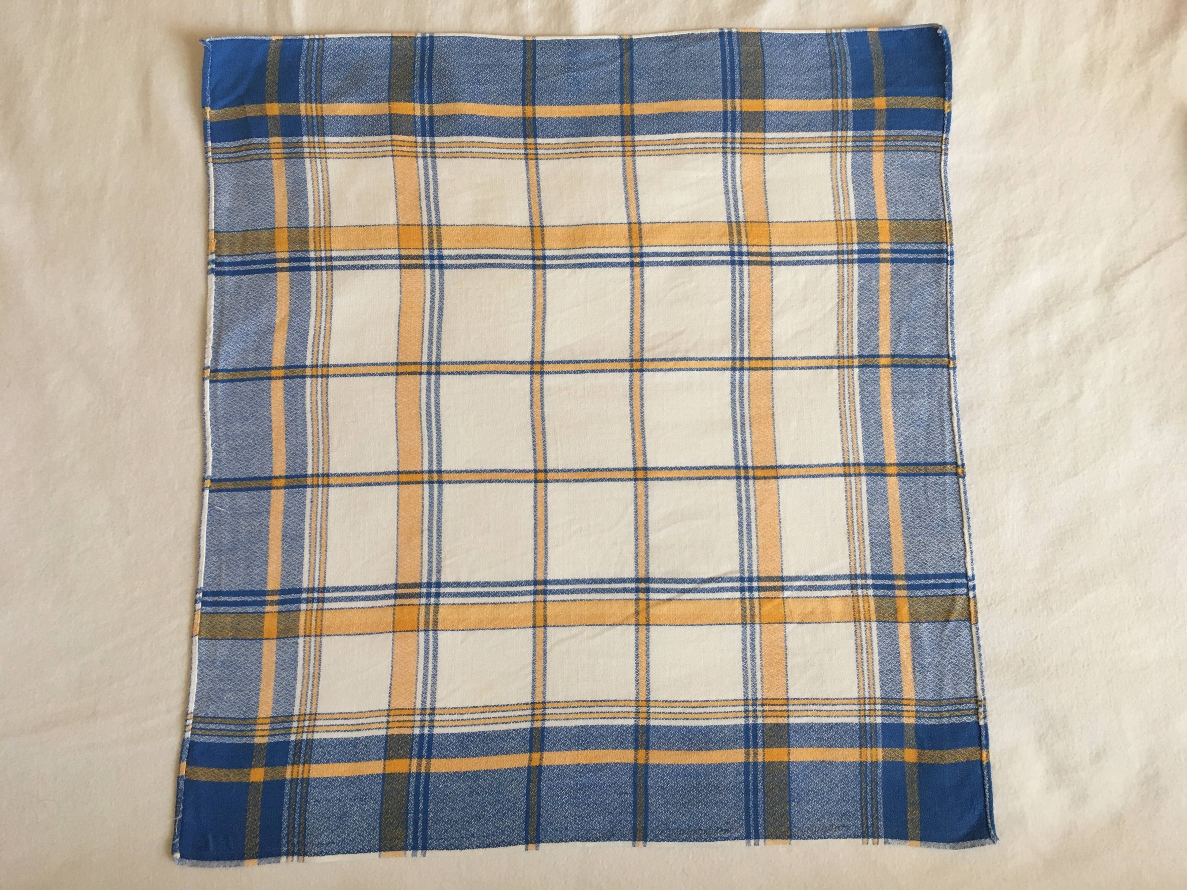 4 blue bistro napkins 50 x 47