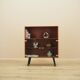 Teak display cabinet with glass doors, Denmark, 1970s