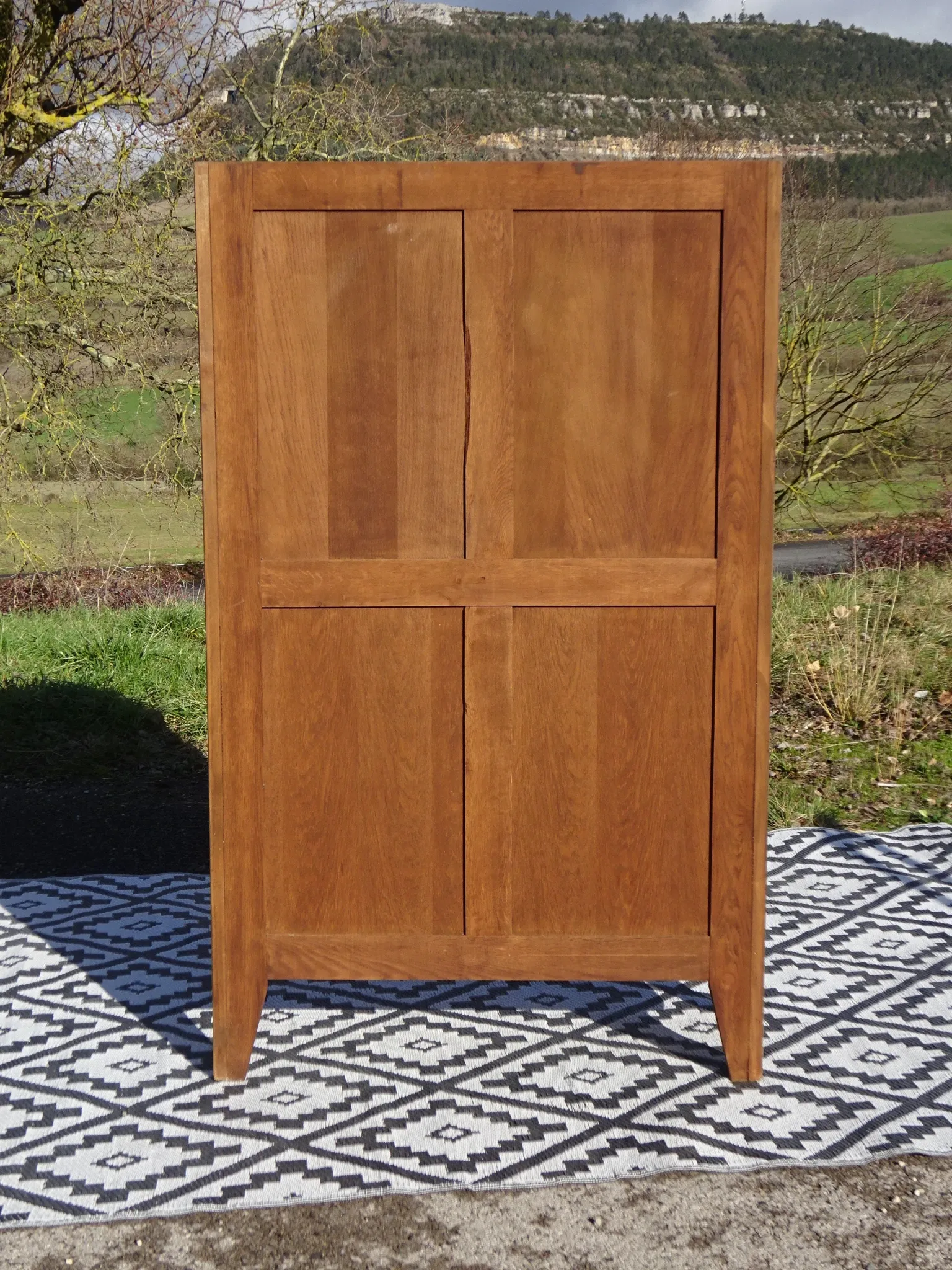 Louis XV library in rosewood marquetry