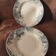 Set of 2 Moulin des loups Matrie Louise soup plates