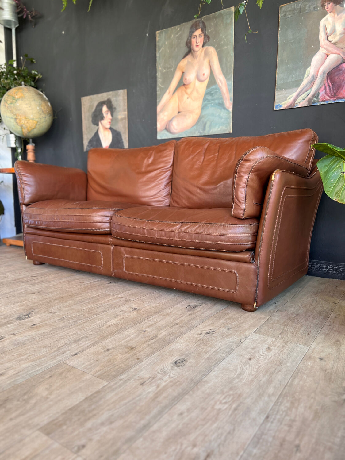 Leather couch