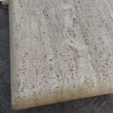 Travertine table, Italy, 1980s