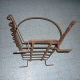 Wrought iron log rack