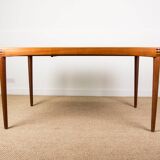 Danish Extendable Teak Dining Table by Henry Walter Klein for Bramin.