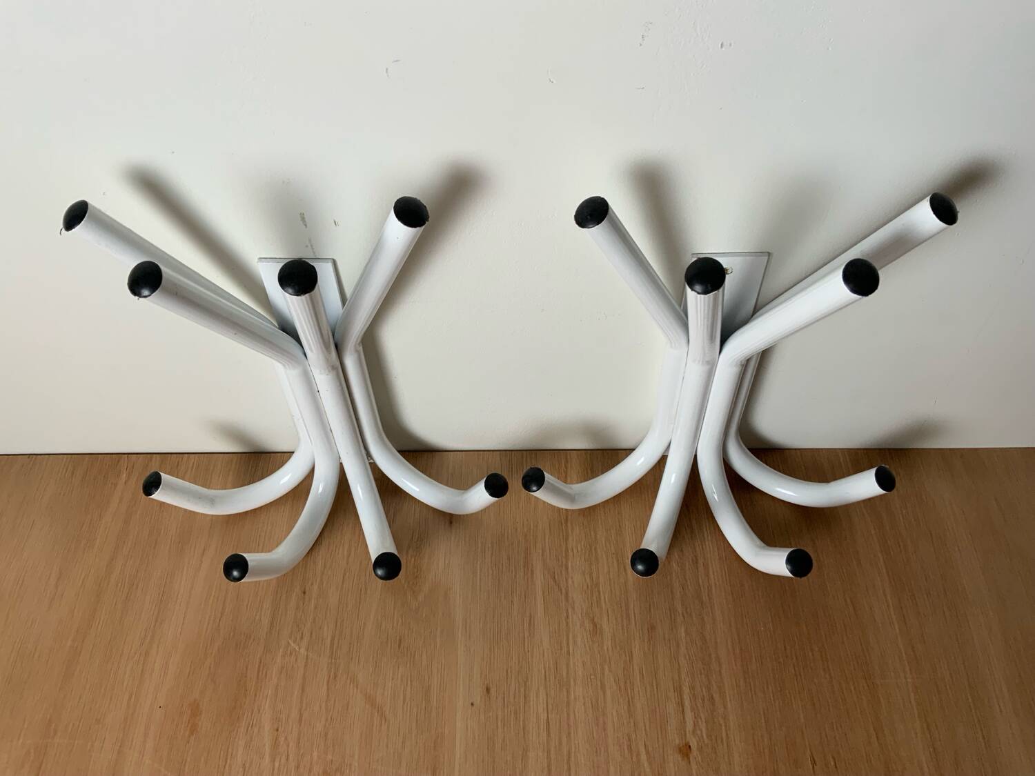 Pair of 70s coat hooks