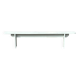 Wooden bench painted white, French craftsmanship.