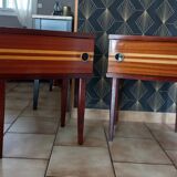 Paire de chevets formica