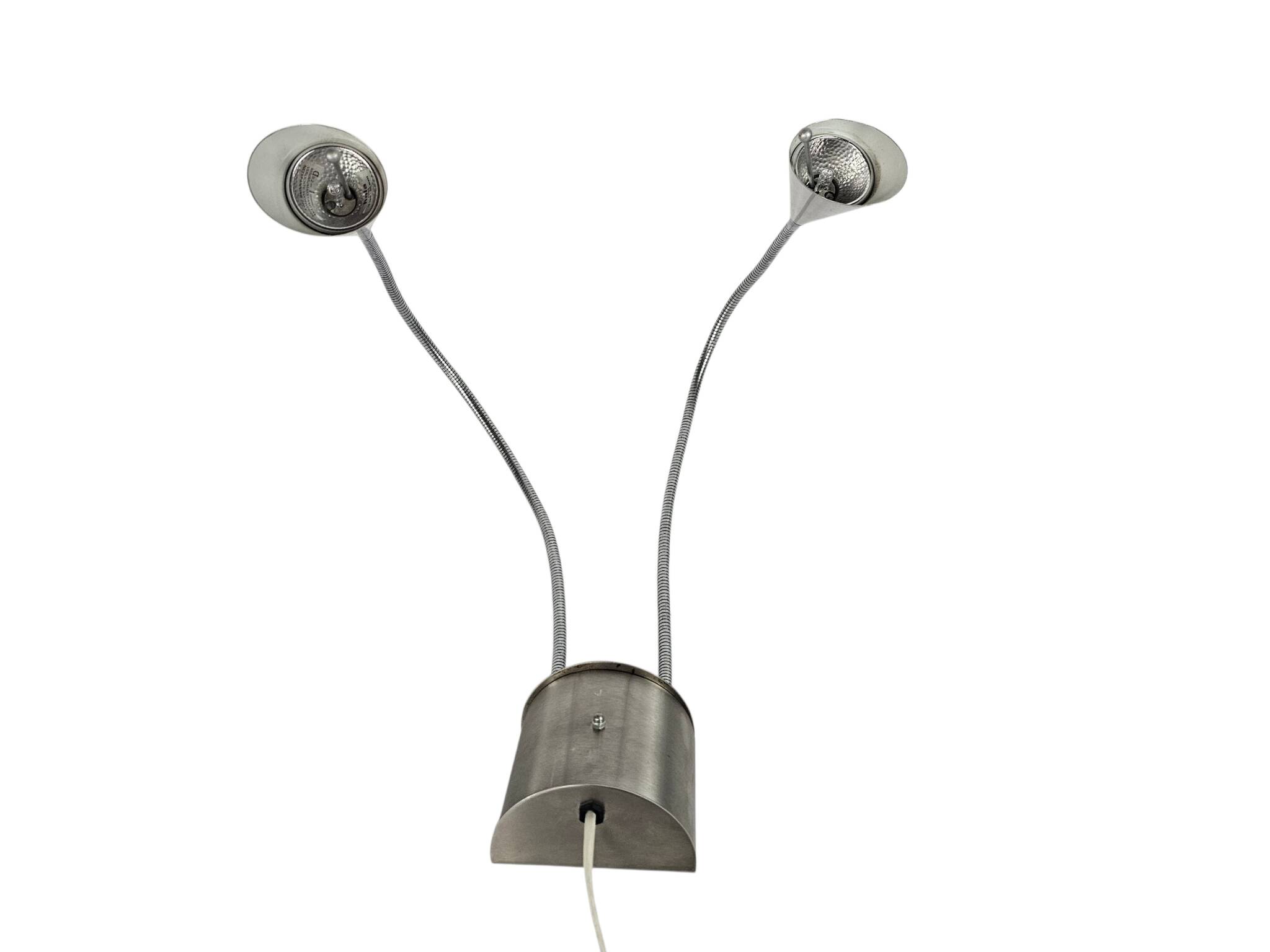 Hala Zeist - flexible arms - brushed aluminium - post modern - 80's
