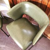 Pair of shell armchairs by Michel Ducaroy, edition SNA Roset