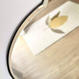 Beveled art deco mirror