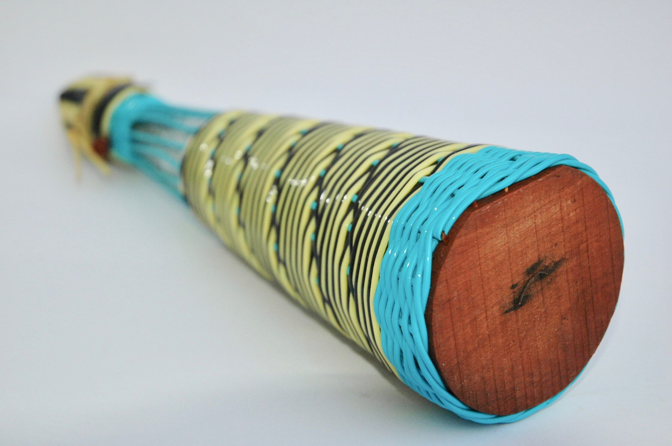 Vintage scoubidou bottle