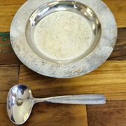 Christofle – Service à bouillie / porridge en métal argenté – Coffret d’origine –