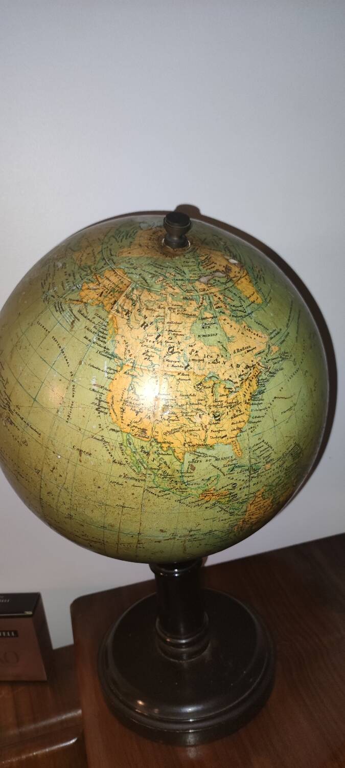 Plaster globe G Thomas late 19th