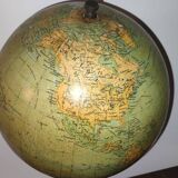 Plaster globe G Thomas late 19th