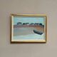 Original  Swedish Oil on Canvas – “Motif from Byxelkrok” by Raymond Wallentin – Signed & Dated 1975 – Vintage & Framed
