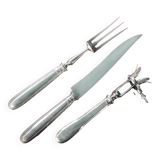 Ancien couverts de service à gigot 3 pieces