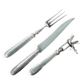 Old 3-piece lamb serving cutlery
